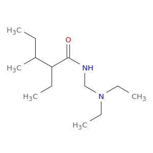Pentanamide, N-[(diethylamino)methyl]-2-ethyl-3-methyl-
