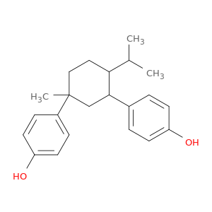 Phenol, 4,4'-[1-methyl-4-(1-methylethyl)-1,3-cyclohexanediyl]bis-