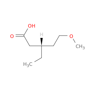 Pentanoic acid, 3-ethyl-5-methoxy-, (S)-