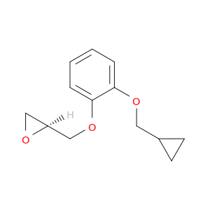 Oxirane, [[2-(cyclopropylmethoxy)phenoxy]methyl]-, (S)-