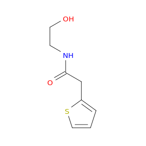 2-Thiopheneacetamide, N-(2-hydroxyethyl)-
