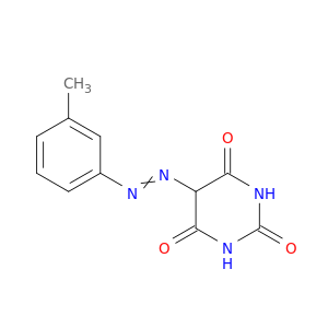 2,4,6(1H,3H,5H)-Pyrimidinetrione, 5-[(3-methylphenyl)azo]-