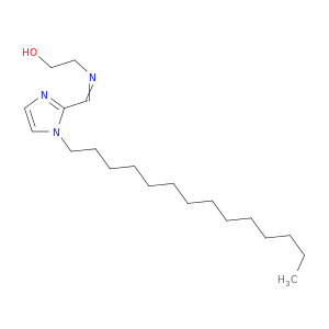 Ethanol, 2-[[(1-tetradecyl-1H-imidazol-2-yl)methylene]amino]-