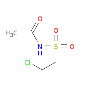Acetamide, N-[(2-chloroethyl)sulfonyl]-