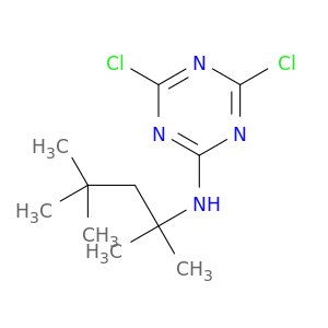 4,6-二氯-N-(1,1,3,3-四甲基丁基)-1,3,5-三嗪-2-胺