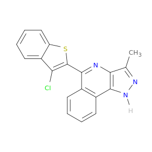 1H-Pyrazolo[4,3-c]isoquinoline, 5-(3-chlorobenzo[b]thien-2-yl)-3-methyl-