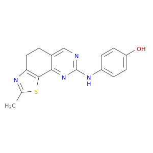 Phenol, 4-[(4,5-dihydro-2-methylthiazolo[4,5-h]quinazolin-8-yl)amino]-