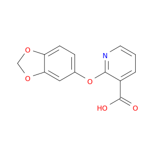 3-Pyridinecarboxylicacid, 2-(1,3-benzodioxol-5-yloxy)-