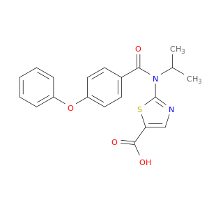 5-Thiazolecarboxylic acid, 2-[(1-methylethyl)(4-phenoxybenzoyl)amino]-