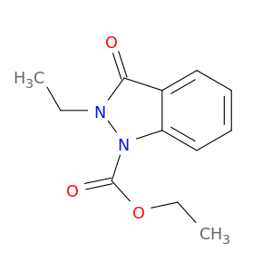1H-Indazole-1-carboxylic acid, 2-ethyl-2,3-dihydro-3-oxo-, ethyl ester