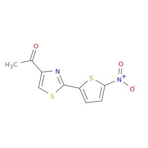 Ethanone,1-[2-(5-nitro-2-thienyl)-4-thiazolyl]-