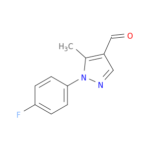 1-(4-氟苯基)-5-甲基-1H-吡唑-4-羧甲醛