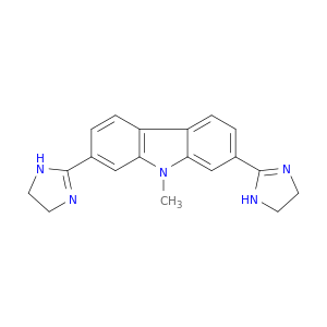 9H-Carbazole, 2,7-bis(4,5-dihydro-1H-imidazol-2-yl)-9-methyl-