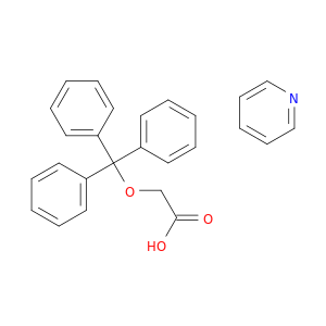 Acetic acid, (triphenylmethoxy)-, compd. with pyridine (1:1)