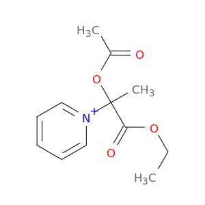 Pyridinium, 1-[1-(acetyloxy)-2-ethoxy-1-methyl-2-oxoethyl]-