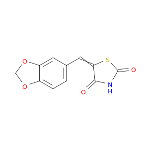 5-(苯并[d][1,3]二氧戊环-5-基亚甲基)噻唑烷-2,4-二酮