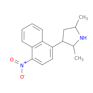 Pyrrolidine, 2,5-dimethyl-3-(4-nitro-1-naphthalenyl)-