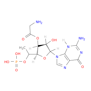1-[(2R,3R,4R,5R)-3-(2-aminoacetyl)oxy-5-(2-amino-6-oxo-3H-purin-9-yl)-4-hydroxy-oxolan-2-yl]ethoxyphosphonic acid