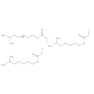 antimony(3+) tris{2-[(6-methylheptyl)oxy]-2-oxoethanethiolate}