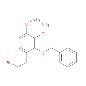 Benzene, 1-(2-bromoethyl)-3,4-dimethoxy-2-(phenylmethoxy)-