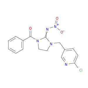 2-Imidazolidinimine, 1-benzoyl-3-[(6-chloro-3-pyridinyl)methyl]-N-nitro-