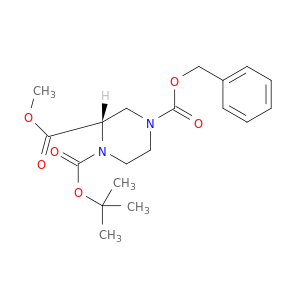 (S)-1-Boc-4-cbz-2-哌嗪羧酸甲酯