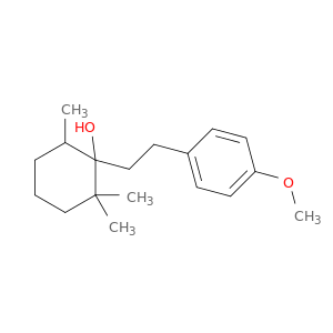 Cyclohexanol, 1-[2-(4-methoxyphenyl)ethyl]-2,2,6-trimethyl-