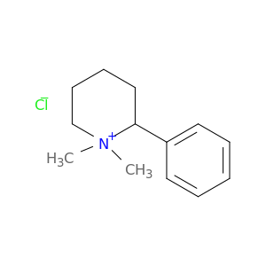 Piperidinium, 1,1-dimethyl-2-phenyl-, chloride