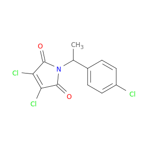 1H-Pyrrole-2,5-dione, 3,4-dichloro-1-[1-(4-chlorophenyl)ethyl]-