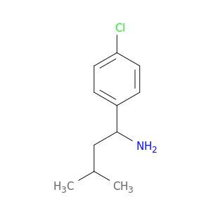 1-(4-chlorophenyl)-3-methylbutan-1-amine
