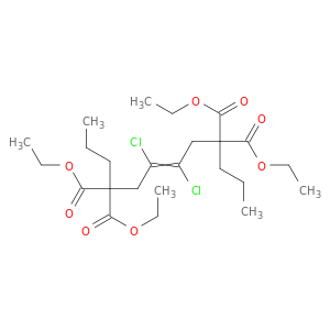 6-Dodecene-4,4,9,9-tetracarboxylic acid, 6,7-dichloro-, tetraethyl ester