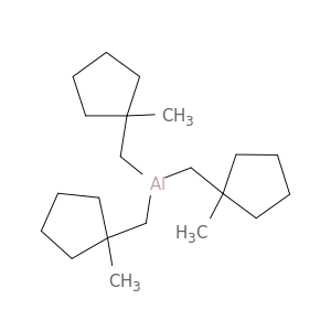 Aluminum, tris[(1-methylcyclopentyl)methyl]-