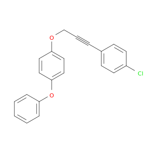 Benzene, 1-[[3-(4-chlorophenyl)-2-propynyl]oxy]-4-phenoxy-