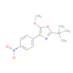 Oxazole, 2-(1,1-dimethylethyl)-5-methoxy-4-(4-nitrophenyl)-