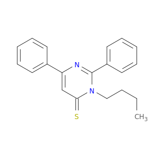 4(3H)-Pyrimidinethione, 3-butyl-2,6-diphenyl-