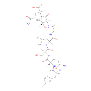 L-Glutamine, L-histidyl-L-glutaminyl-L-seryl-L-leucylglycyl-L-threonyl-