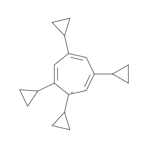 Cycloheptatrienylium, 1,2,4,6-tetracyclopropyl-