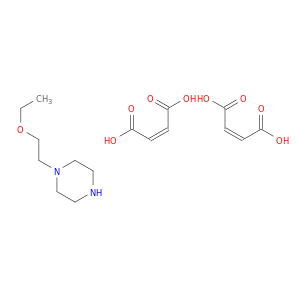 Piperazine, 1-(2-ethoxyethyl)-, (2Z)-2-butenedioate (1:2)