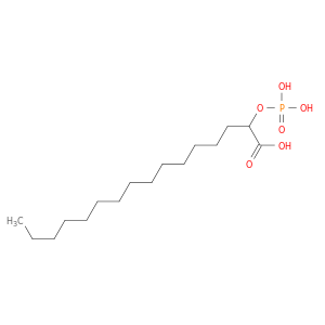 Hexadecanoic acid, 2-(phosphonooxy)-