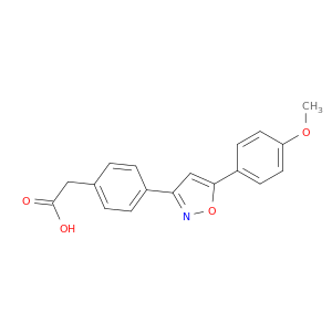 Benzeneacetic acid,4-[5-(4-methoxyphenyl)-3-isoxazolyl]-