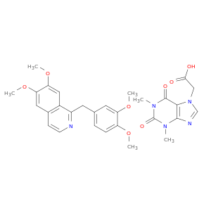 (1,3-dimethyl-2,6-dioxo-1,2,3,6-tetrahydro-7h-purin-7-yl)acetic acid- 1-(3,4-dimethoxybenzyl)-6,7-dimethoxyisoquinoline(1:1)