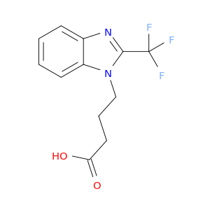 1H-Benzimidazole-1-butanoicacid, 2-(trifluoromethyl)-