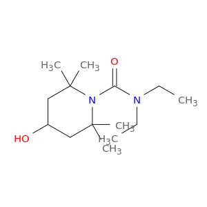 1-Piperidinecarboxamide, N,N-diethyl-4-hydroxy-2,2,6,6-tetramethyl-