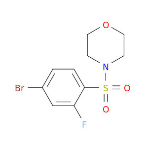 4-[(4-溴-2-氟苯基)磺酰基吗啉