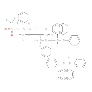Methanesulfonic acid, trifluoro-, nonaphenylcyclopentasilanyl ester