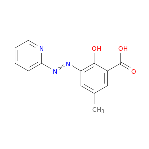 Benzoic acid, 2-hydroxy-5-methyl-3-(2-pyridinylazo)-