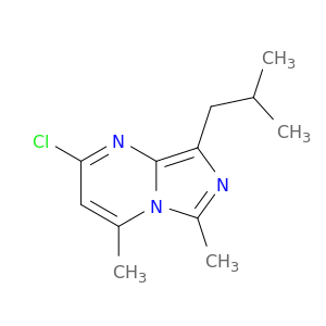 Imidazo[1,5-a]pyrimidine, 2-chloro-4,6-dimethyl-8-(2-methylpropyl)-