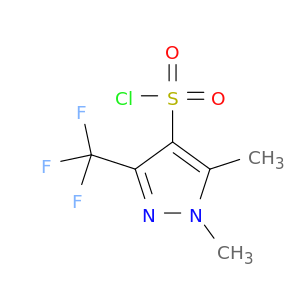 1H-Pyrazole-4-sulfonyl chloride, 1,5-dimethyl-3-(trifluoromethyl)-