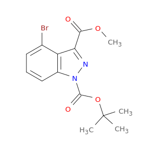 1-Boc-4-bromo-1H-indazole-3-carboyxlic Acid Methyl Ester
