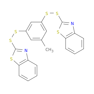 Benzothiazole, 2,2'-[(5-methyl-1,3-phenylene)bis(dithio)]bis-